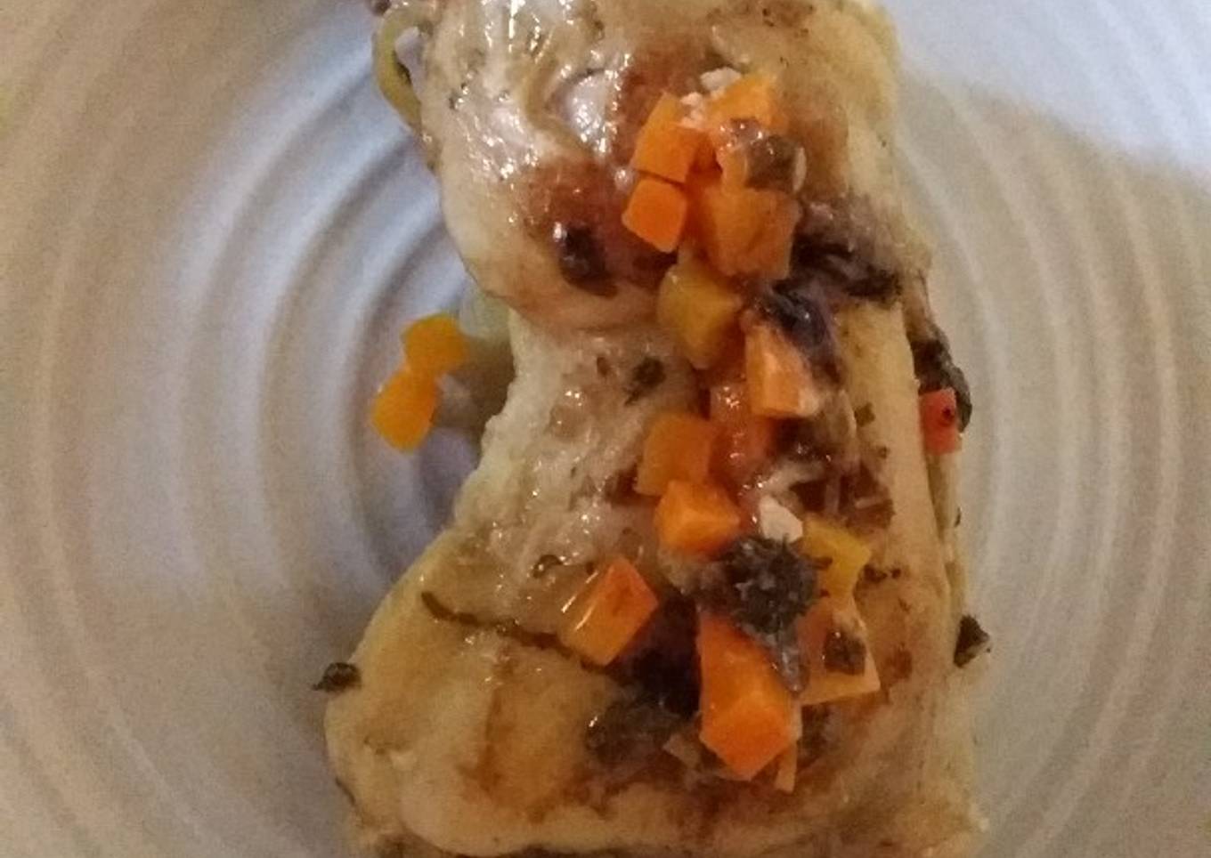 Pollo con naranja dulce