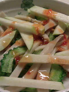 泰式山苦瓜涼拌沙拉 的食譜成品照片