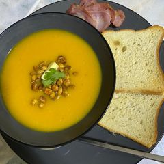 Butternut Squash Hearty Soup A picture of Butternut Squash Hearty Soup.