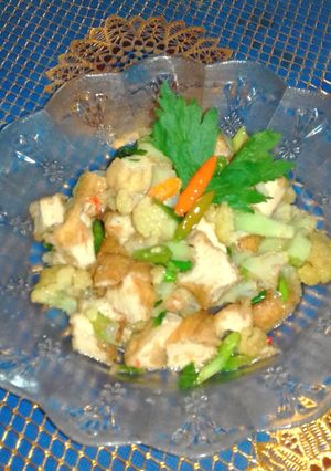 Foto resep Cah tahu kembang kol