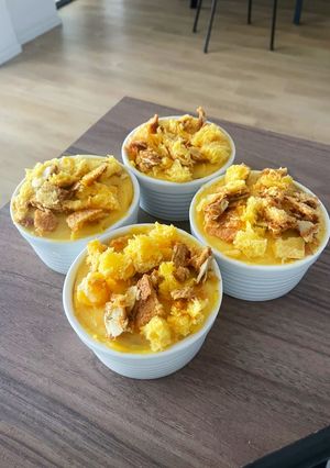 A picture of Mandarin Dessert Cups (with Leftover Panettone).