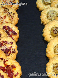 Una foto de Galletas saladitas para aperitivos muy fáciles de hacer