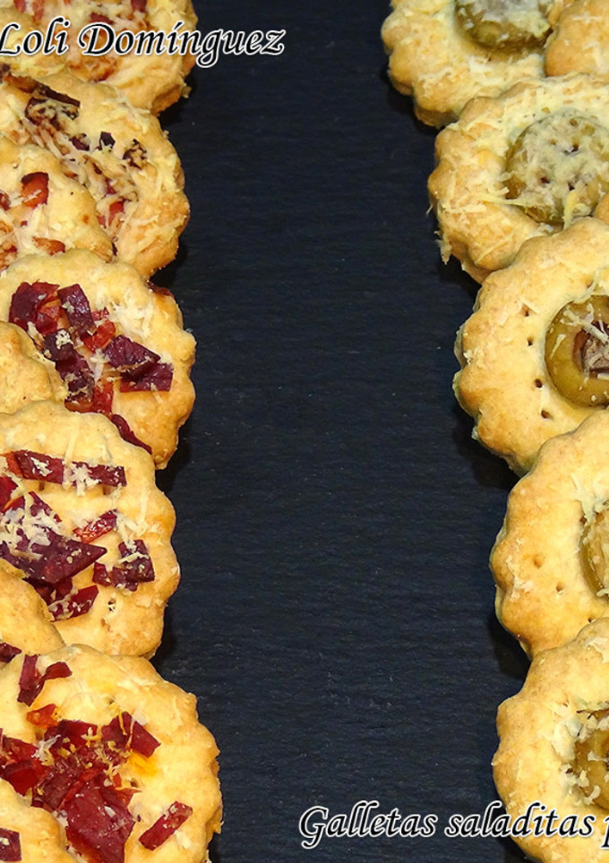 Una foto de Galletas saladitas para aperitivos muy fáciles de hacer
