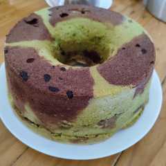 รูปของ Bolu putih telur pandan coklat