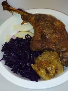 Sült libacomb recept fotója