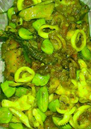 Foto resep Sambal cumi pete 😋😋