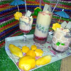 Mango falooda A picture of Mango falooda.
