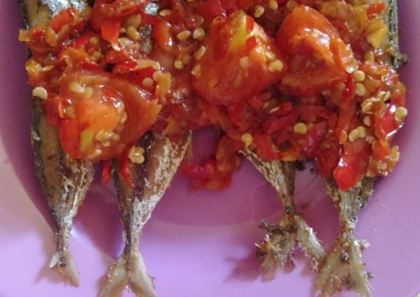 Ikan goreng rica rica
