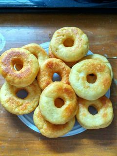 Foto resep Donat ubi jalar keju