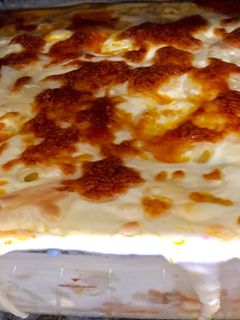 صورة لوصفة معكرونه بشاميل 👌