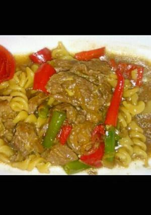 Foto resep Sapi fusili masak Lada hitam