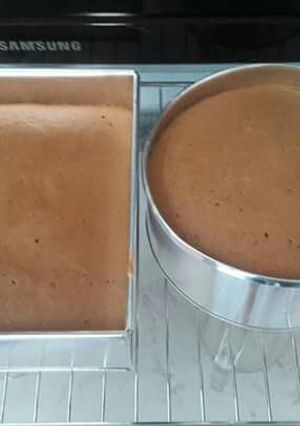 Hình của món Bánh Bông Lan Ca Cao Lạ Miệng.