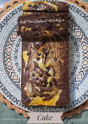 Foto resep Cheese Banana Cake 🍌