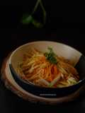 Raw Papaya-Raw Mango Cold Salad