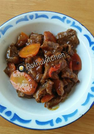 Foto resep Sapi Lada Hitam ala 🍳RatnaKitchen