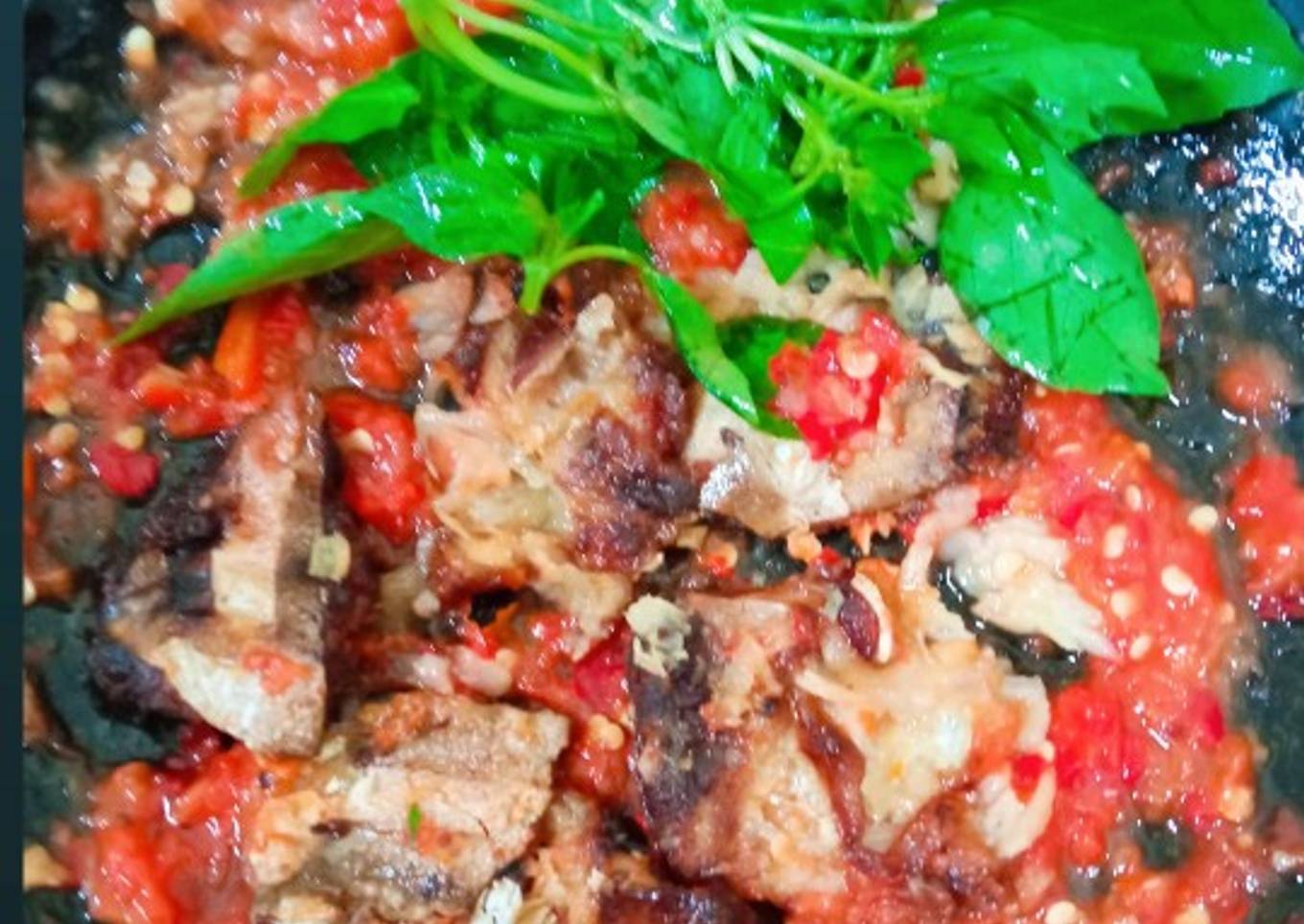 Sambel iwak Pe asap