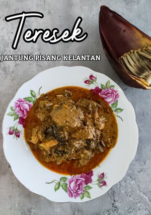 Gambar Teresek Jantung Pisang Kelantan