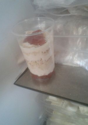 Una foto de Cheesecake fácil frutilla