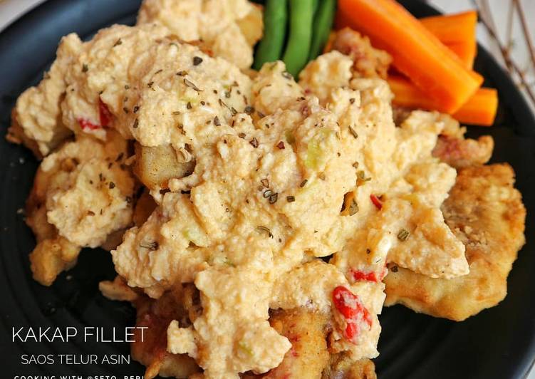 Kakap Fillet Saos Telur Asin