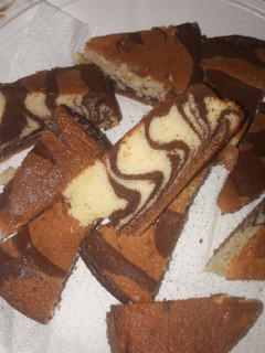A picture of Zebra cake.