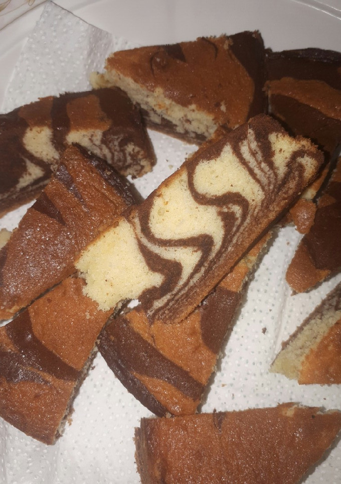 A picture of Zebra cake.
