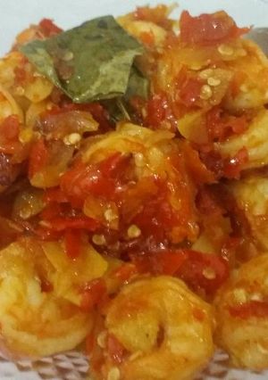 Foto resep Tumis udang pedes manis