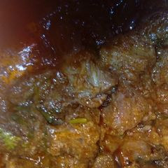 A picture of Mutton bhoona.