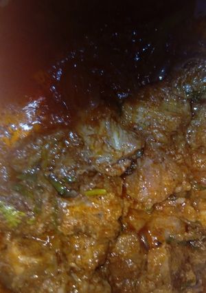 A picture of Mutton bhoona.