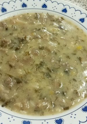 A picture of Mushroom Magiritsa Soup.