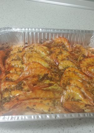 Una foto de Langostinos al horno