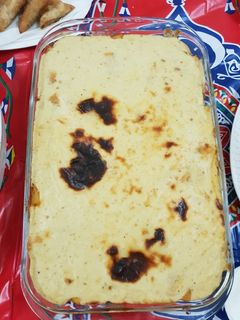 صورة لوصفة مكرونة بالبشاميل