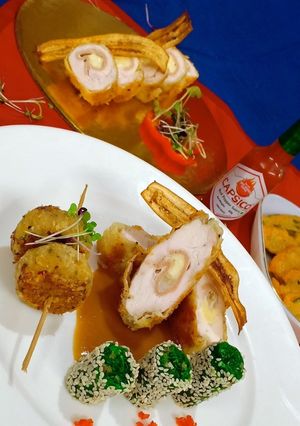 A picture of Chicken Chiquita, Chickpea Peanut Galette.