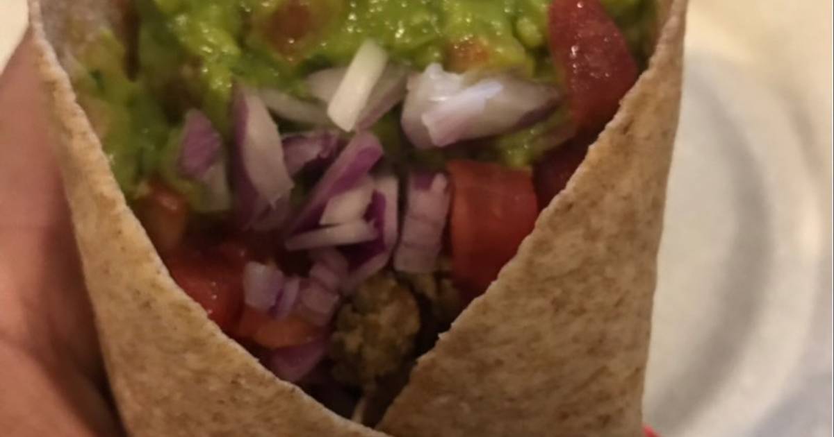 Tacos simples con tortilla integral Receta de Patricia Quiroga Newbery