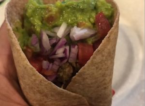 Una foto de Tacos simples con tortilla integral