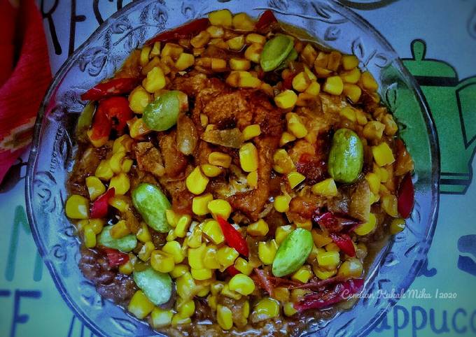 Resep Telur Ceplok Masak Jagung Manis, Enak