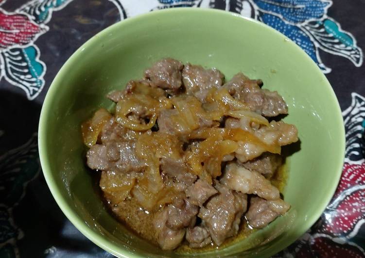 Tumis Daging Madu