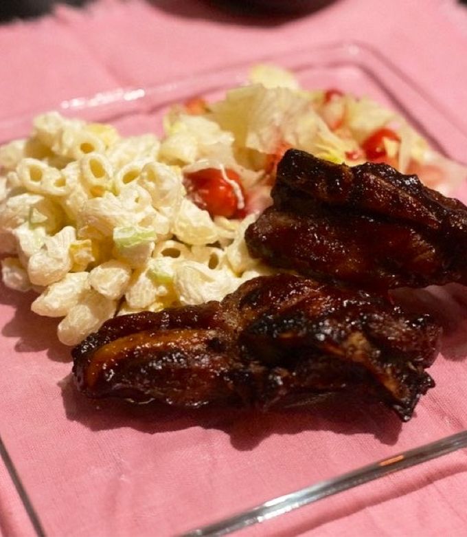 Una foto de Costillas a la BBQ