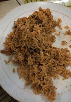 A picture of Jollof rice?.