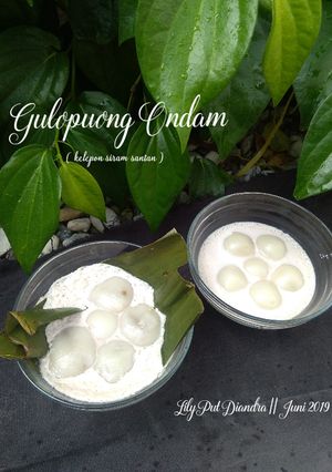 Foto resep Galopuong Ondam (kelepon siram santan)