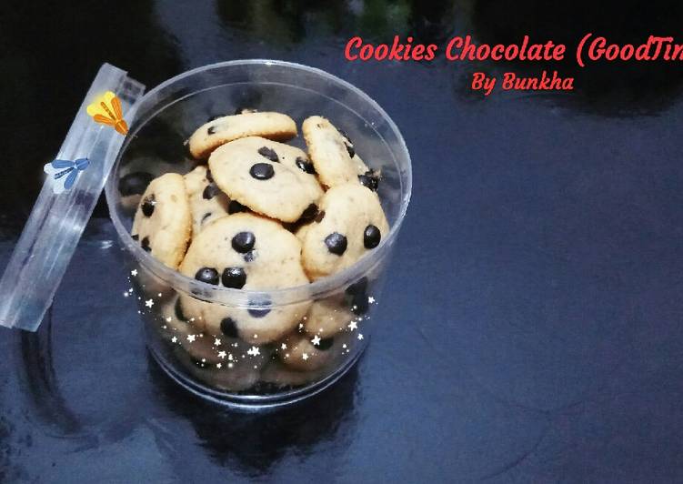 Bagaimana Menyiapkan Cookies Chocolate (goodtime) yang Bisa Manjain Lidah