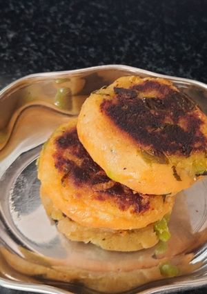 Aloocheese tikki செய்முறை முக்கிய புகைப்படம்