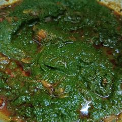 A picture of Sarso ka Saag.