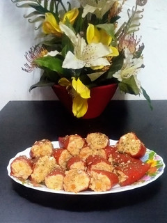 Una foto de Pimientos rellenos de ensaladilla