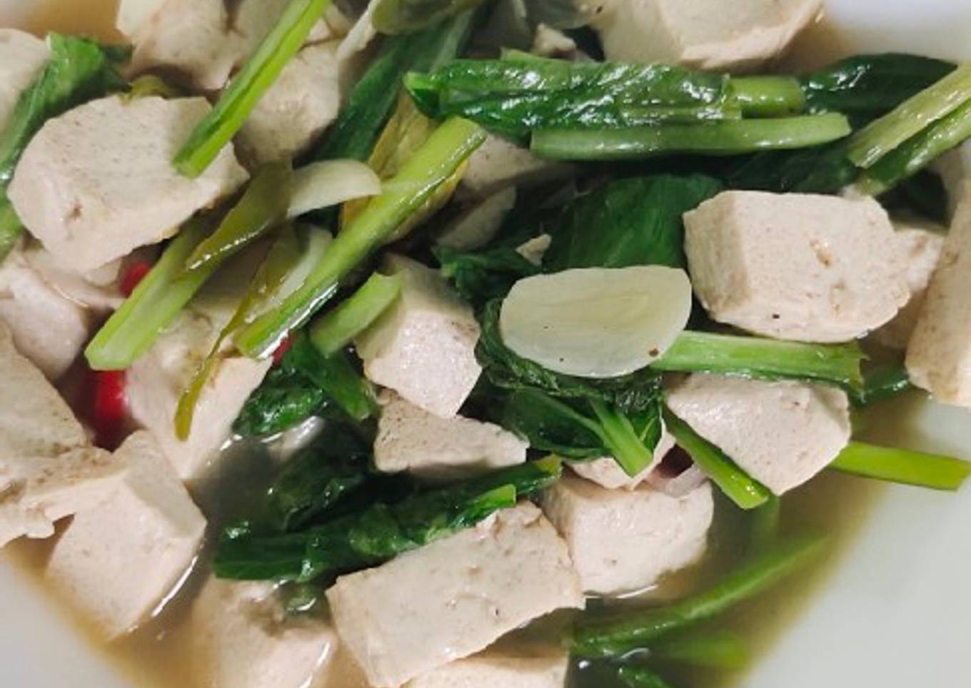Tumis Tahu Sawi