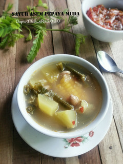 Foto resep Sayur Asem Pepaya Muda