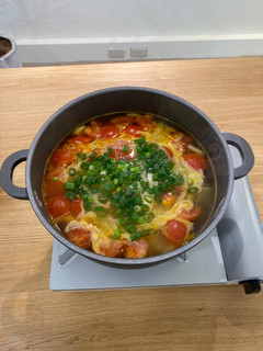 番茄豆腐蛋花湯 的食譜成品照片