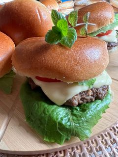 صورة لوصفة سندوتش برجر اللحم