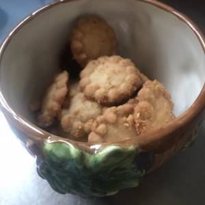 Galletas de mantequilla con pistola prensa galletas