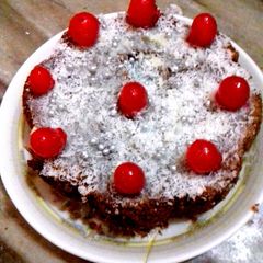 A picture of Horlicks cake.
