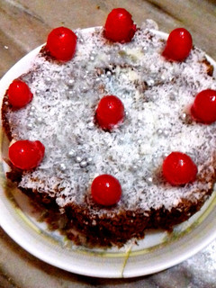 A picture of Horlicks cake.